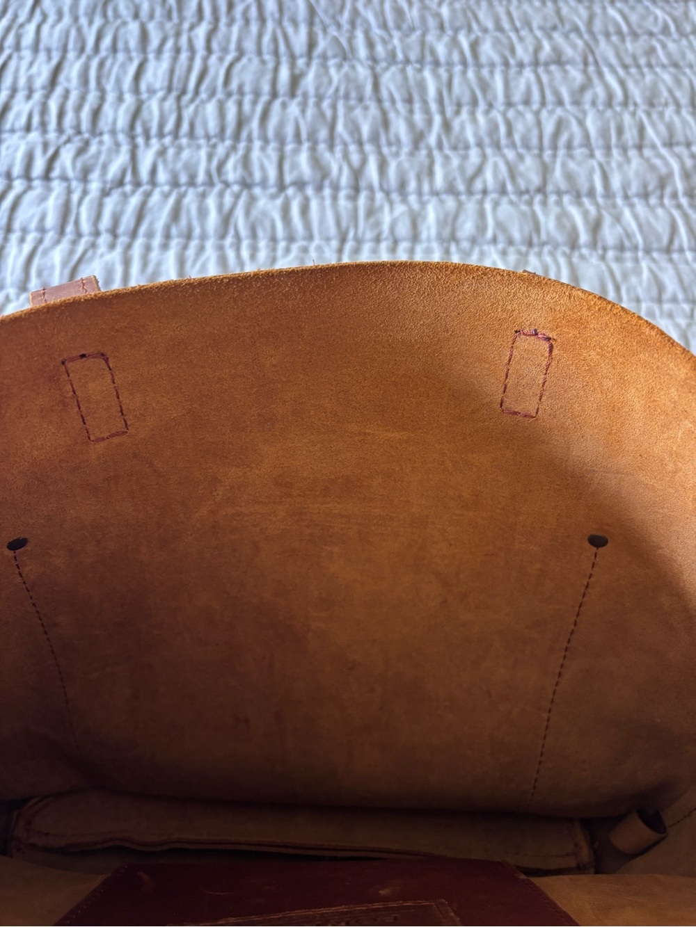 Portland Leather Good Crossbody Tote - Picture 9 of 13